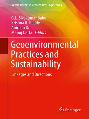 cover image of Geoenvironmental Practices and Sustainability